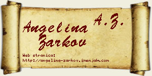 Angelina Žarkov vizit kartica